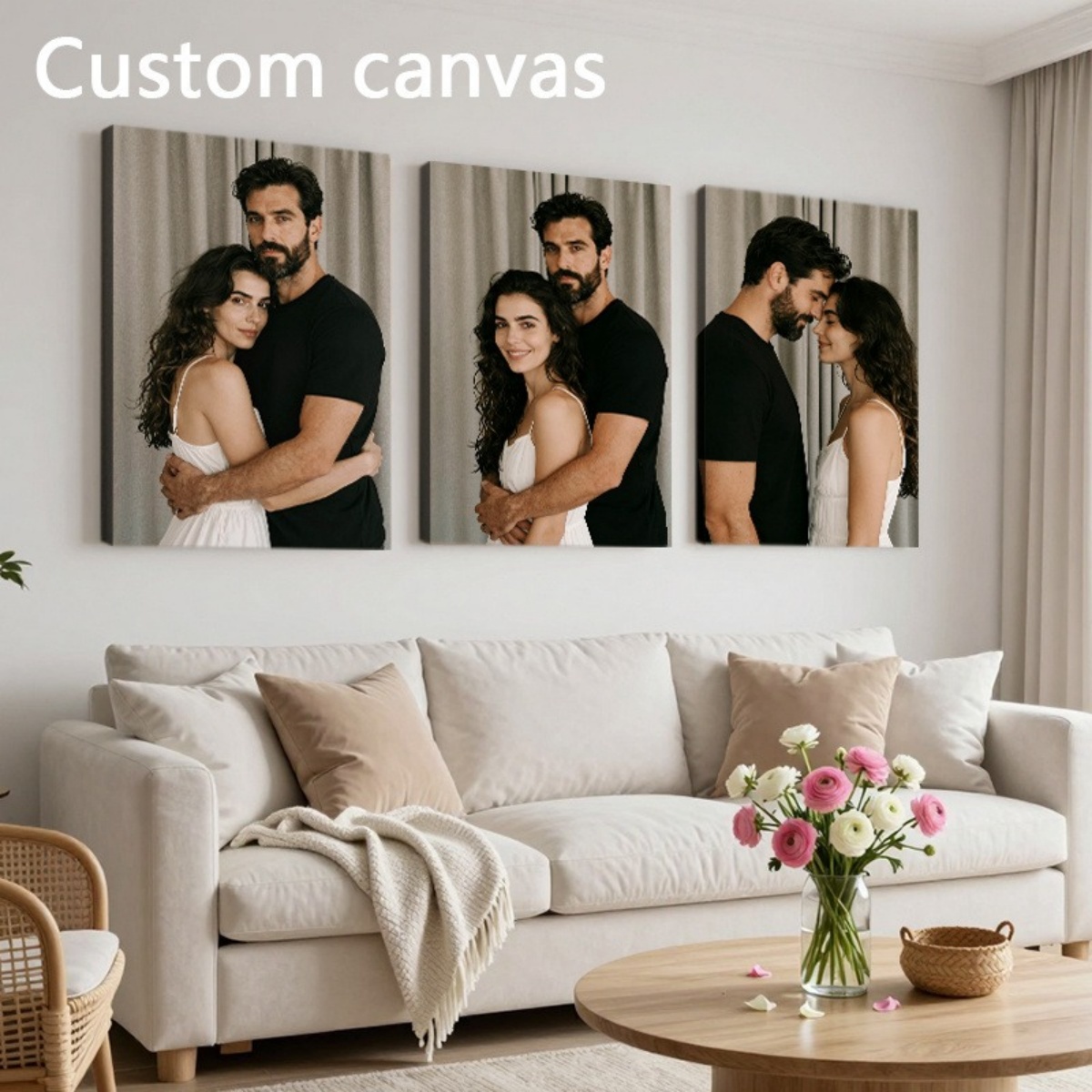 Home Of Textiles - Set of 3 Custom Photo Decor