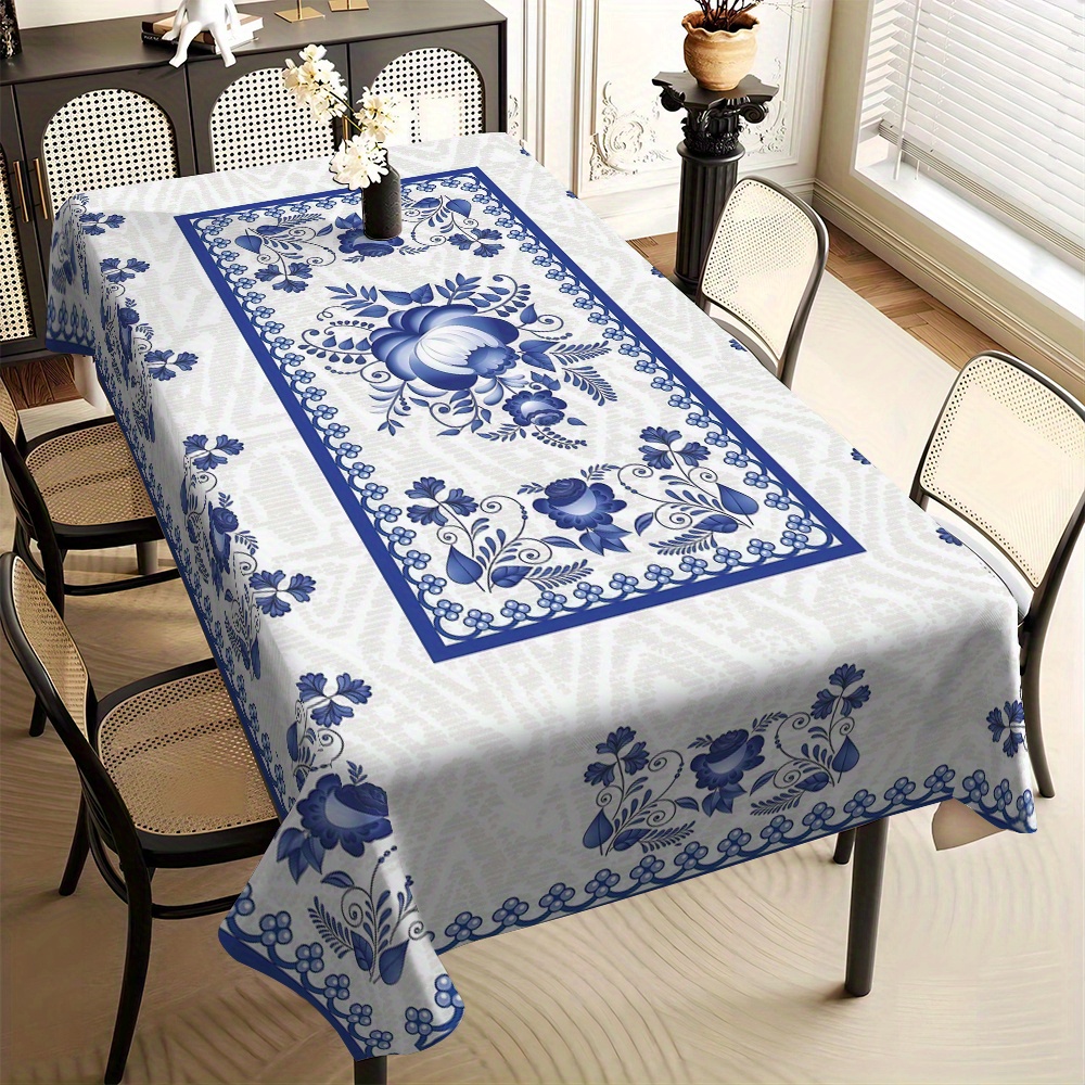 Home Textiles Products - Country Style Square Tablecloth for Kitchen,