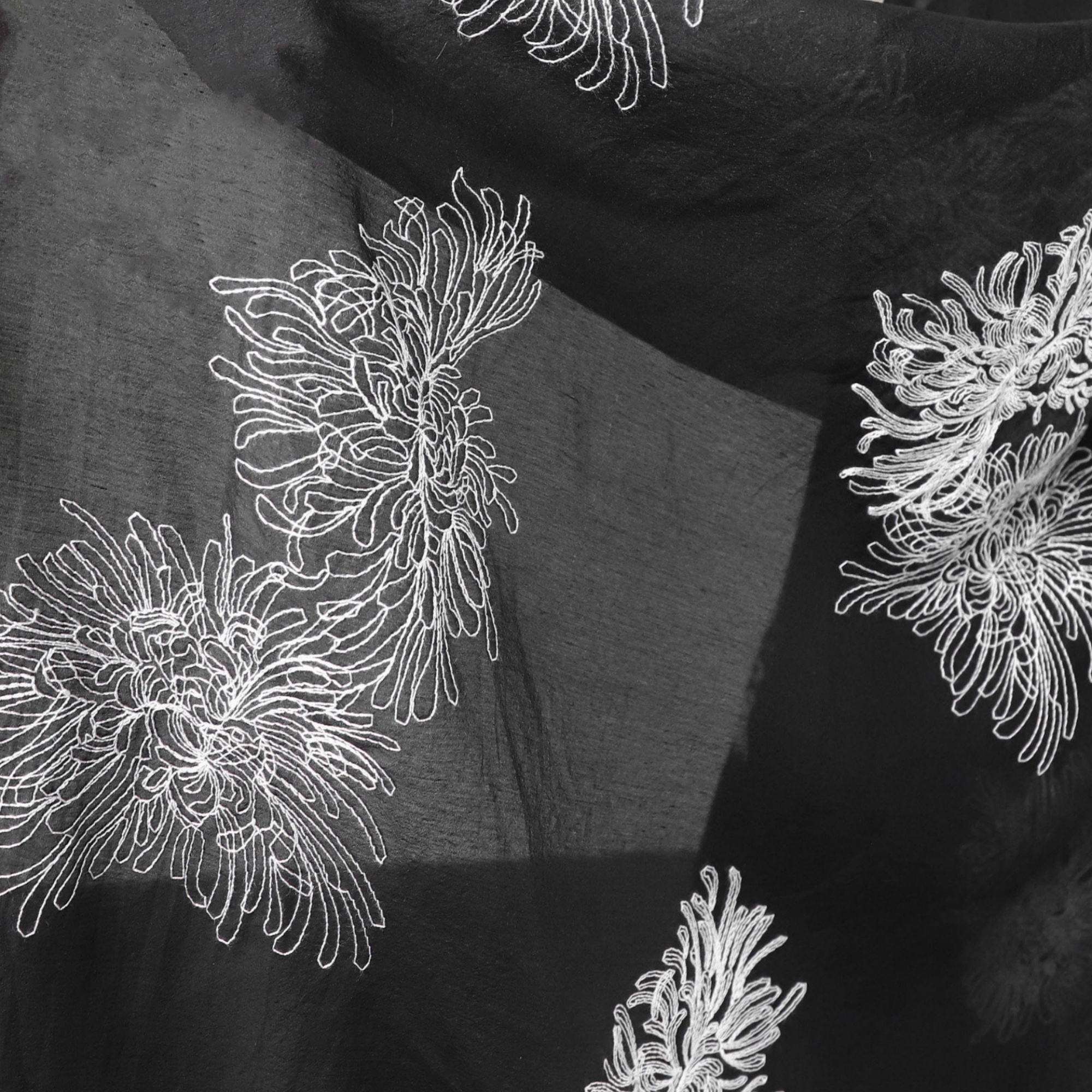 1Meter Chrysanthemum Embroider - Home Textiles Importers In Usa incelemesi ve fiyatı