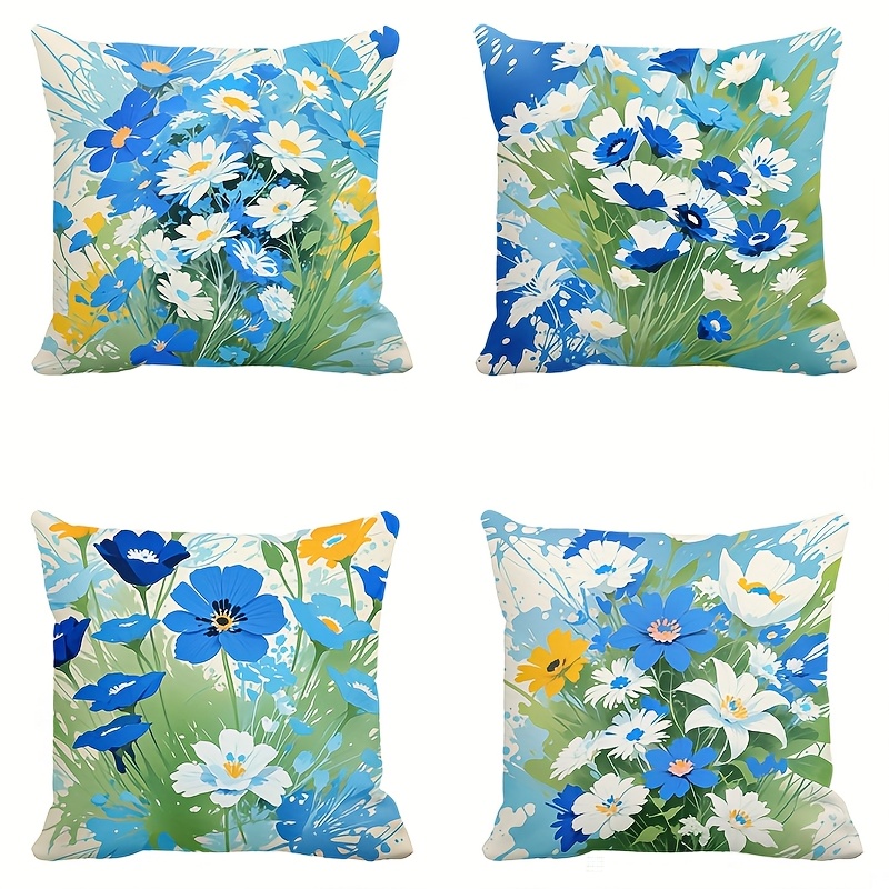 Pillow Covers Set of 4 Rural F - Pillow Insert 18X18 incelemesi ve fiyatı