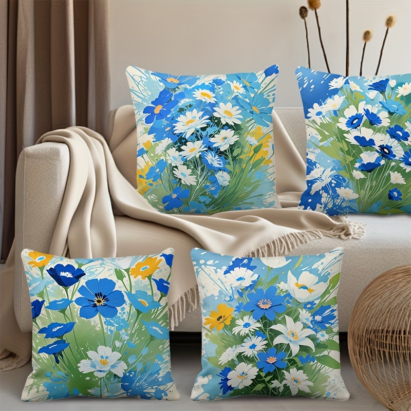 Pillow Covers Set of 4 Rural F - Pillow Insert 18X18 incelemesi ve fiyatı