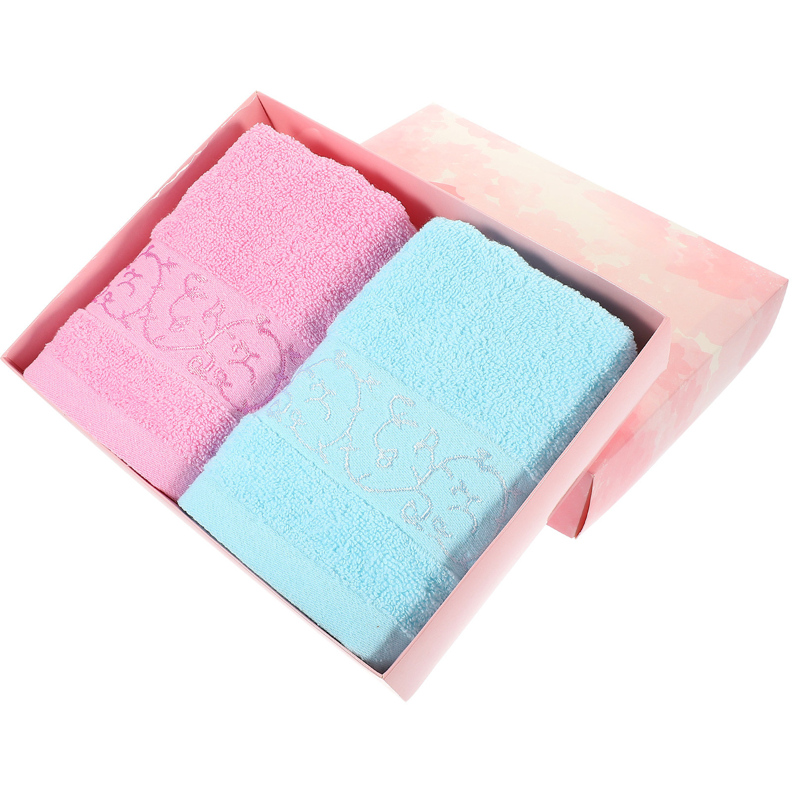 1Set Cotton Towels Gift Box Ab - Home Textiles Pakistan incelemesi ve fiyatı