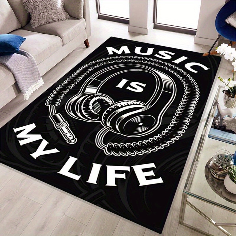 Music Is My Life Headphones Ca - Home Textiles Designer incelemesi ve fiyatı