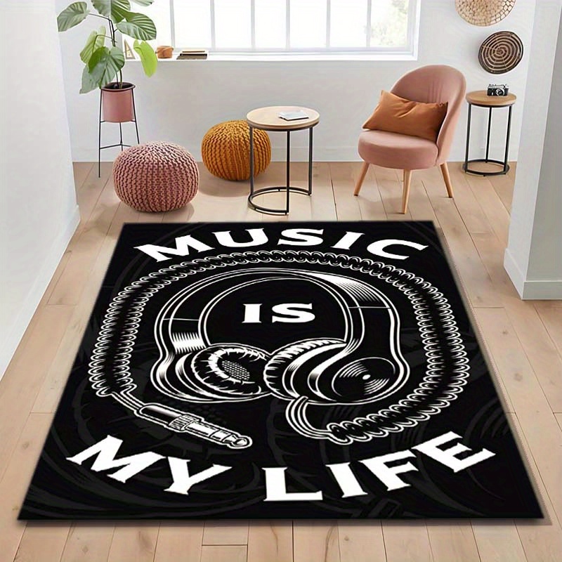 Music Is My Life Headphones Ca - Home Textiles Designer incelemesi ve fiyatı