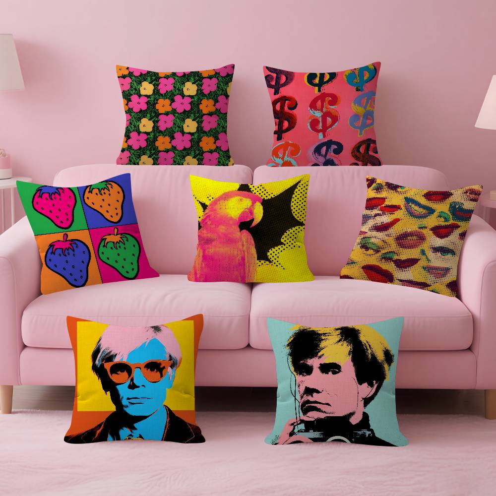 A-Andy W-Warhol Art  Cushion C - Home Art Textiles incelemesi ve fiyatı