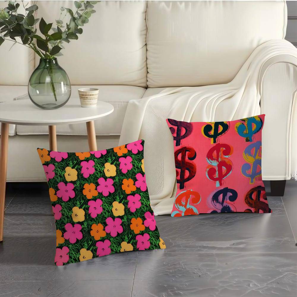 A-Andy W-Warhol Art  Cushion C - Home Art Textiles incelemesi ve fiyatı
