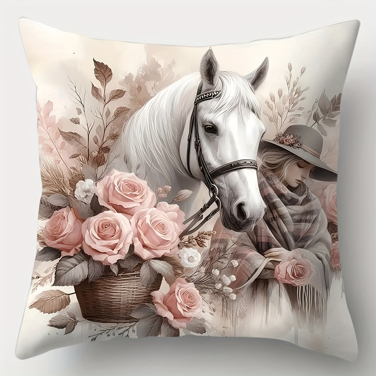 Pillow Covers Set of 4 Sofa Cu - Pillow Insert 18X18 incelemesi ve fiyatı