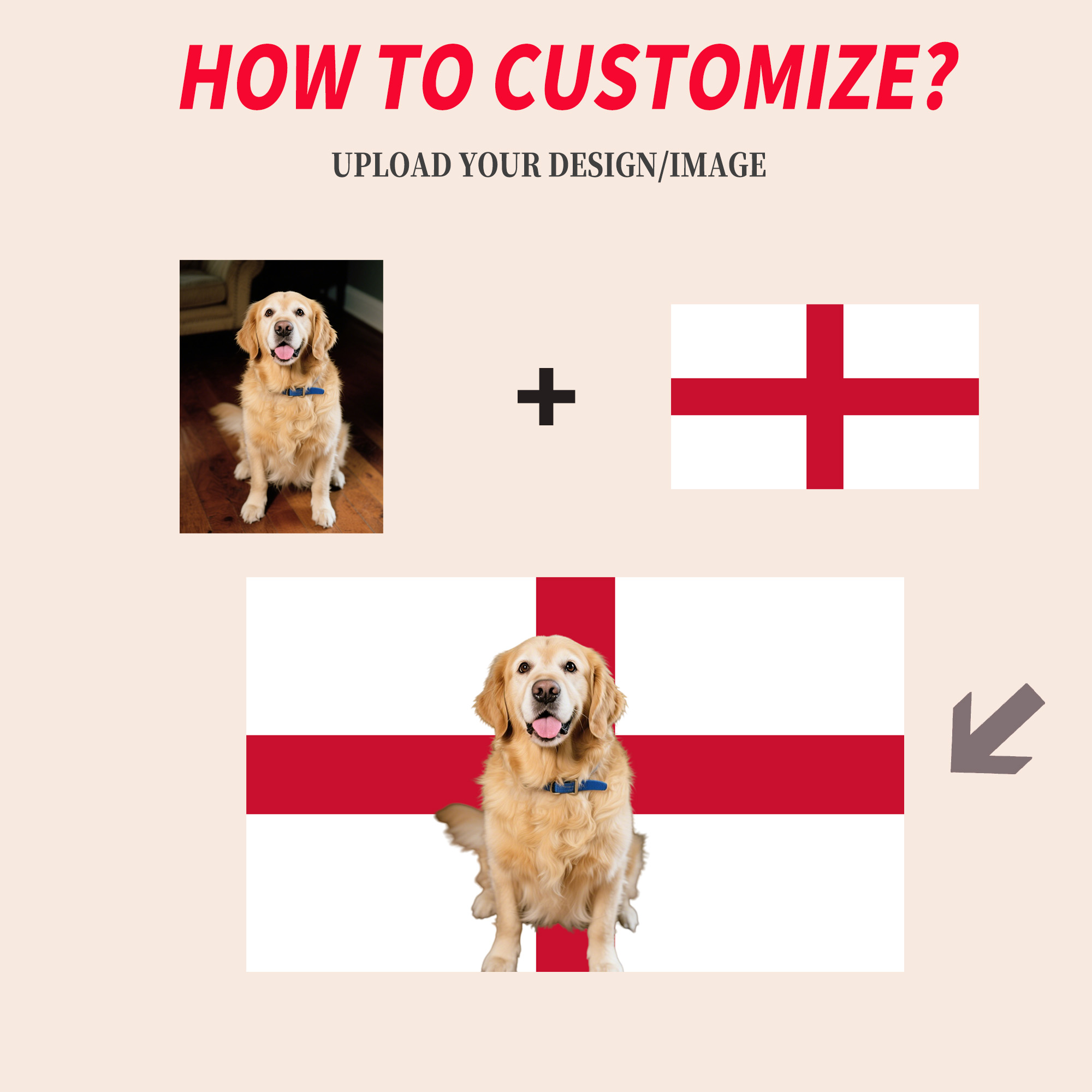 1pc 2D FLAT Personalize Englan - Home Of Textiles incelemesi ve fiyatı