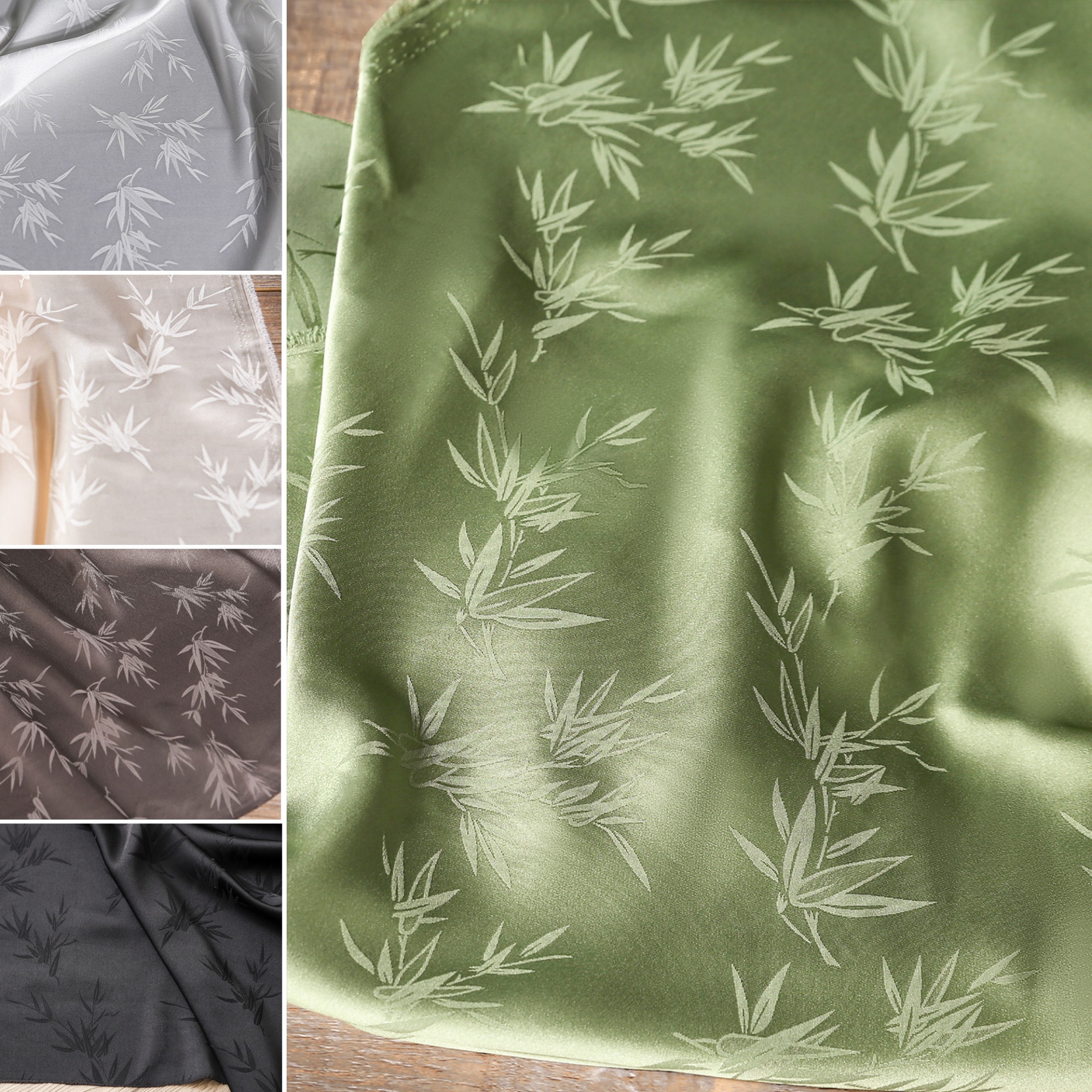 1Meter Bamboo Leaf Jacquard Ac - Home Textiles Importers In Usa incelemesi ve fiyatı