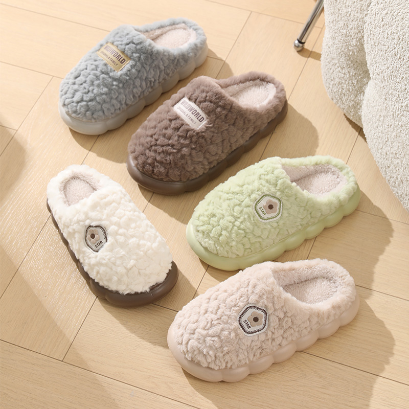 Thick soled cotton slippers fo - Home Textiles Products incelemesi ve fiyatı