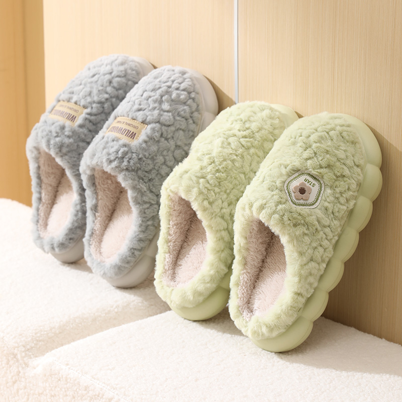 Thick soled cotton slippers fo - Home Textiles Products incelemesi ve fiyatı