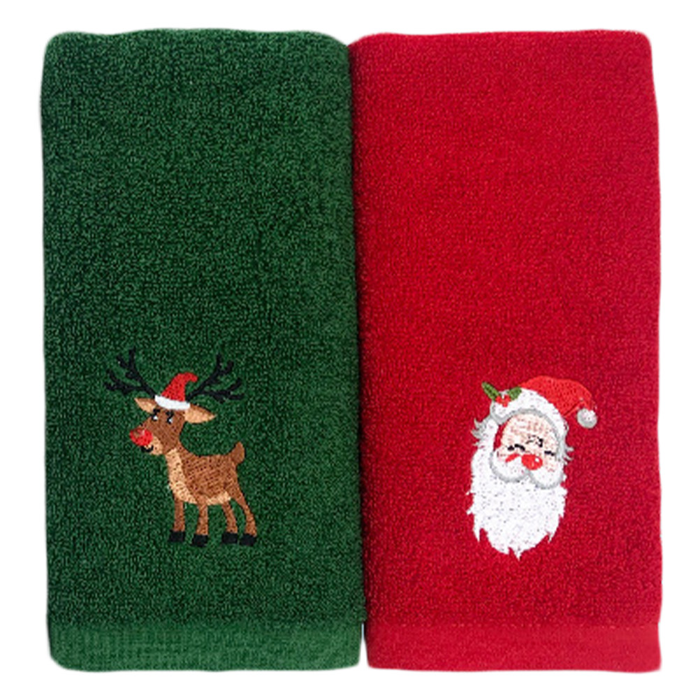 2Pcs Christmas Cotton Towel Xm - Home Textiles Pakistan incelemesi ve fiyatı