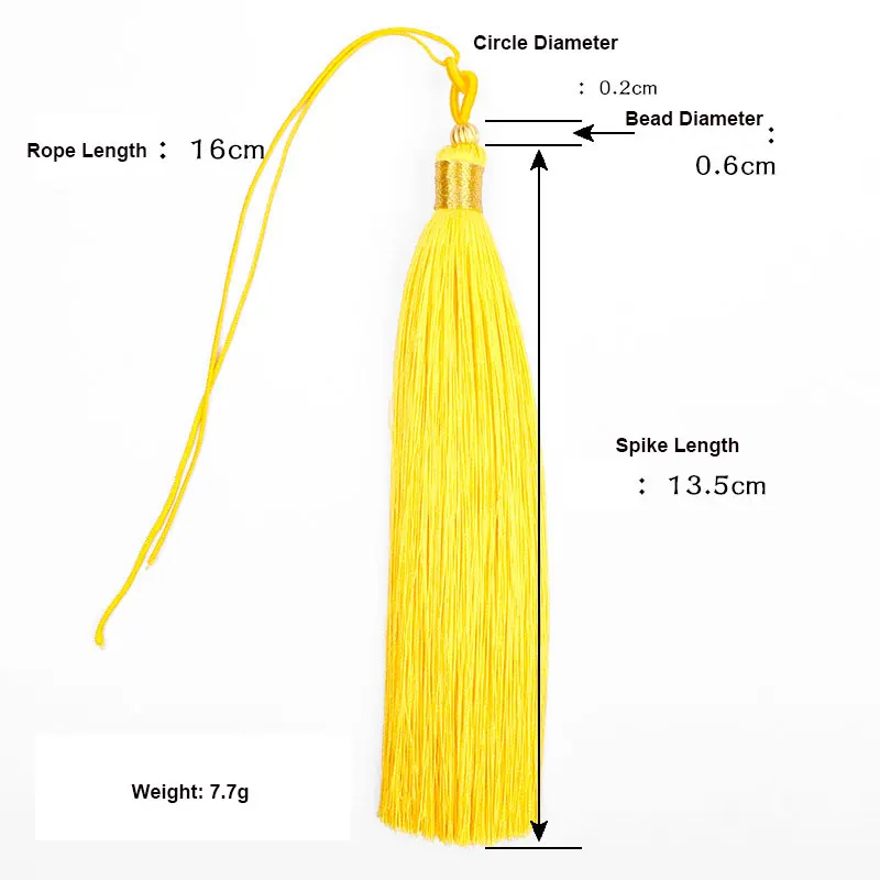 1PC 13CM Craft Tassels Silk Ha - Home Textiles Designer incelemesi ve fiyatı