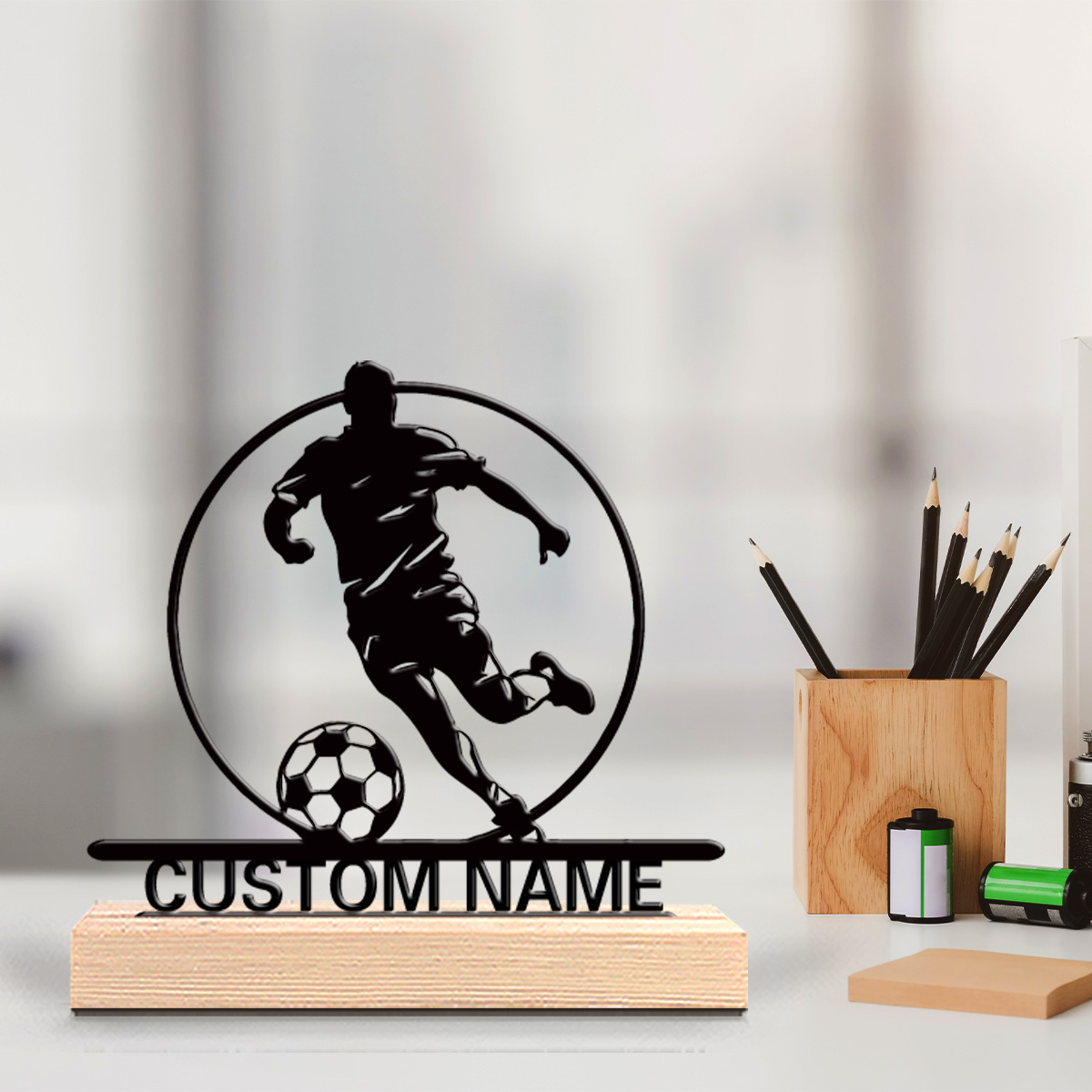 Custom Soccer Player Metal Sta - Home Textiles Products incelemesi ve fiyatı