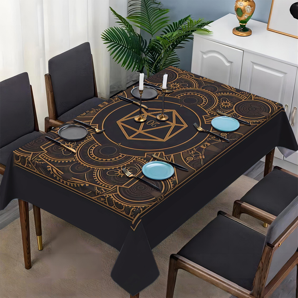 Steampunk Black Golden Gear Pa - Home Textiles Products incelemesi ve fiyatı