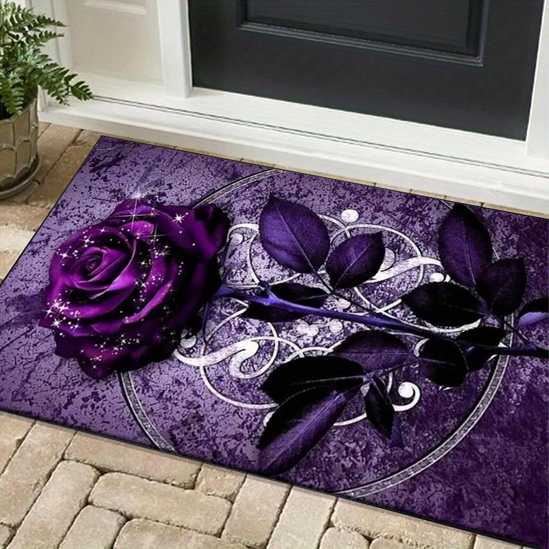 Purple Leaf Rug for Elegant Of - Home Textiles Designer incelemesi ve fiyatı
