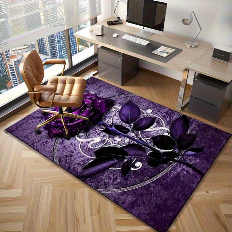 Purple Leaf Rug for Elegant Of - Home Textiles Designer incelemesi ve fiyatı