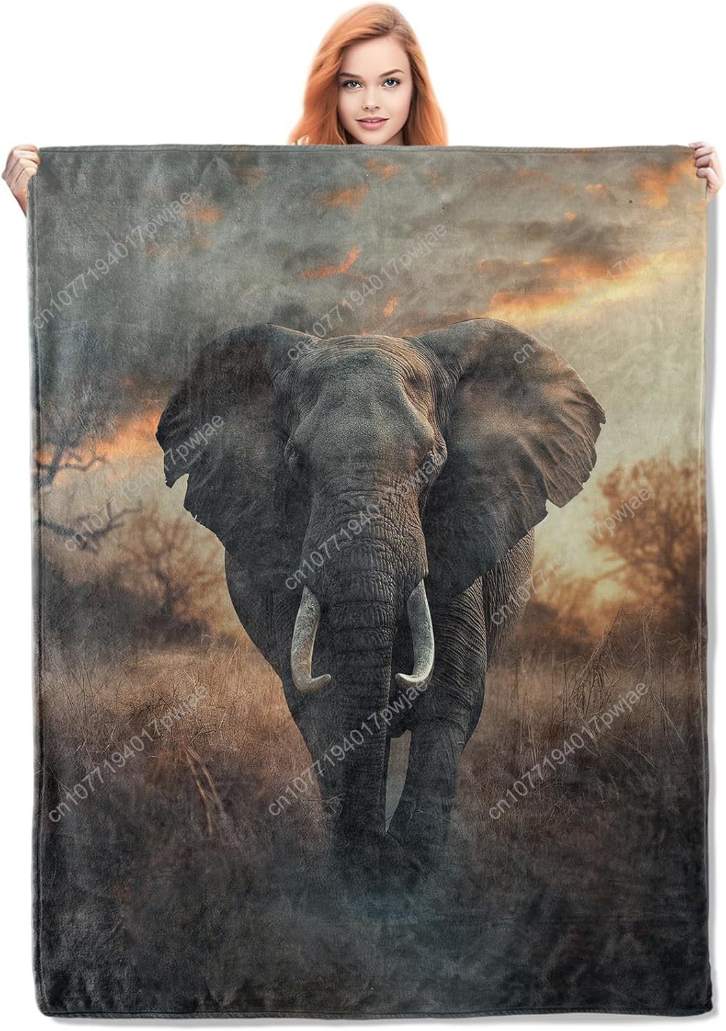 Elephant Fleece Blanket, Reali - Home Of Textiles incelemesi ve fiyatı