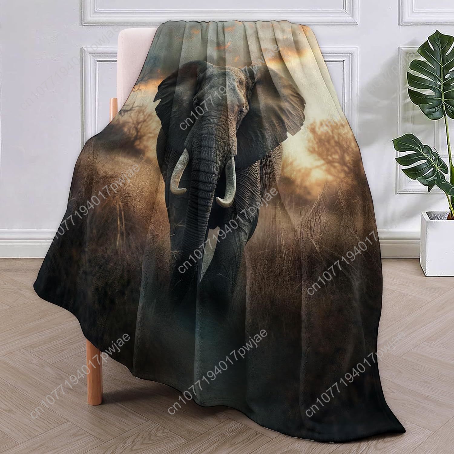 Elephant Fleece Blanket, Reali - Home Of Textiles incelemesi ve fiyatı