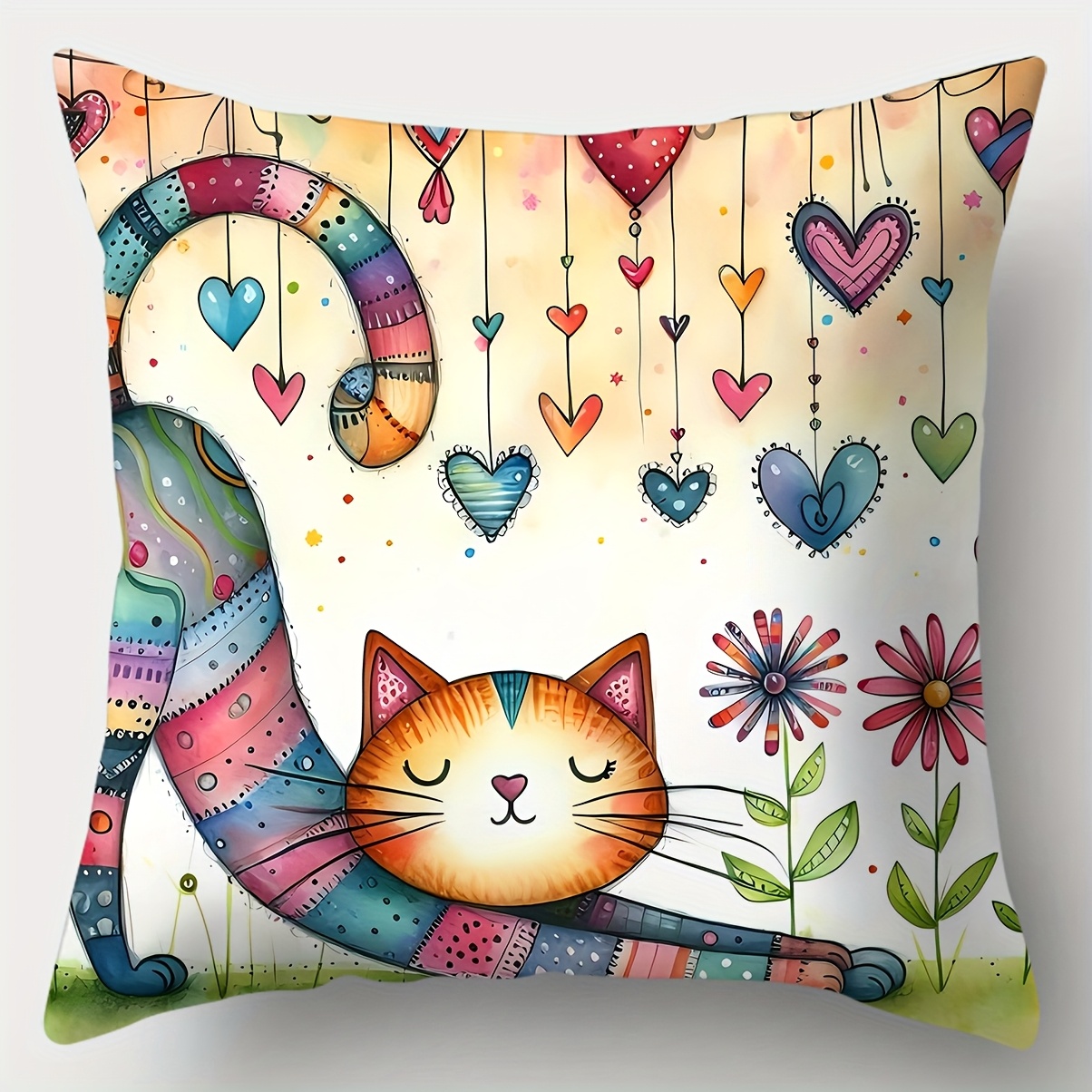 Pillow Covers Set of 1 or 4 Cu - Pillow Insert 18X18 incelemesi ve fiyatı