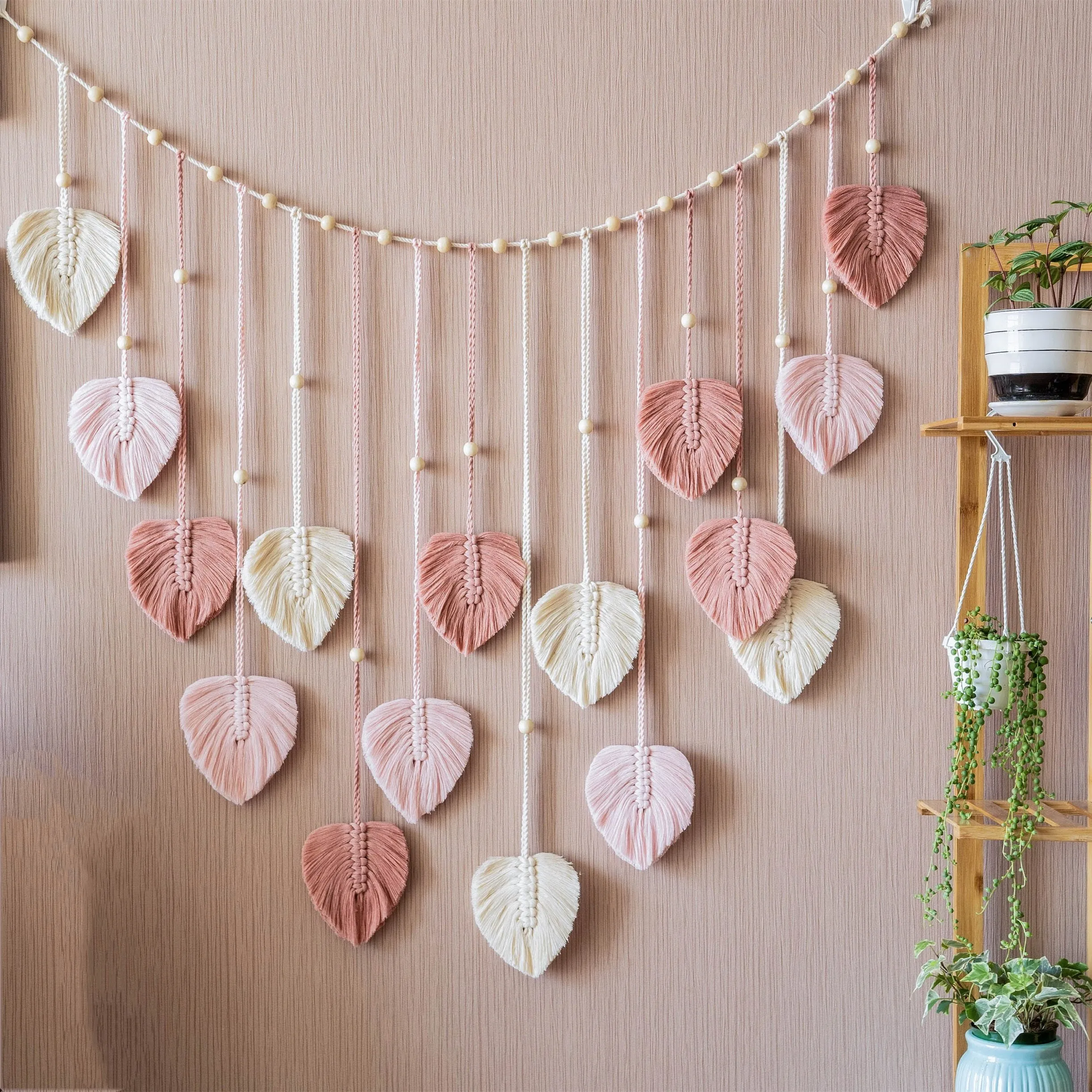 1 Pc Green Leaves Garland, Mac - Home Art Textiles incelemesi ve fiyatı