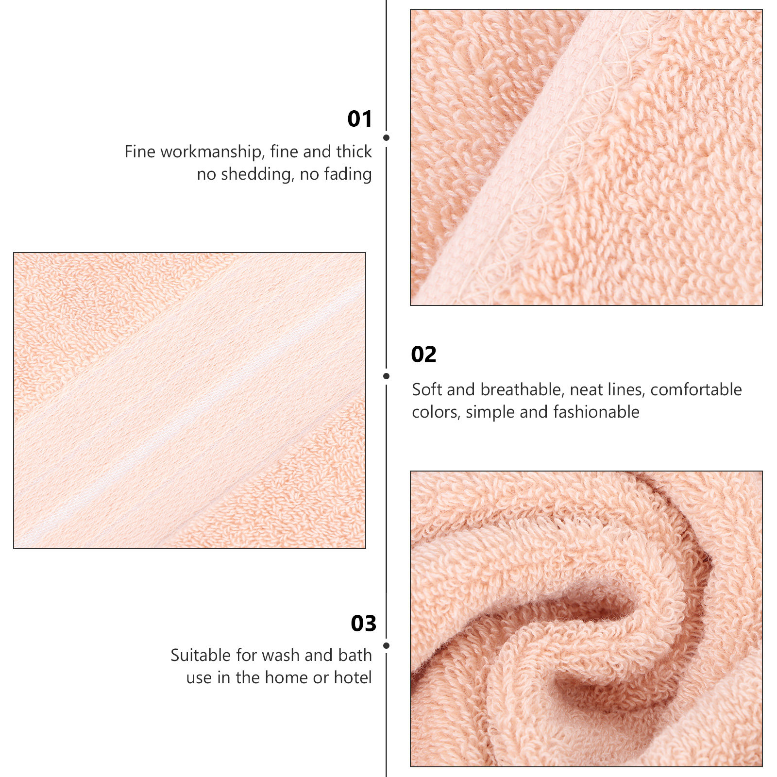 1Pcs Pure Cotton Face Towel So - Home Textiles Pakistan incelemesi ve fiyatı