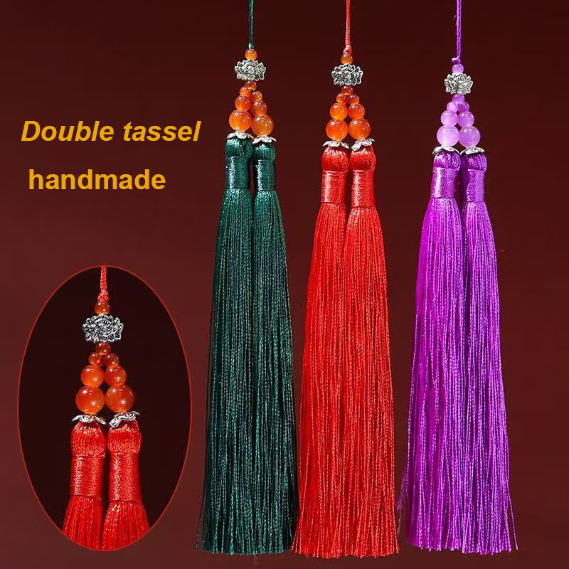 1/2Pcs 15cm Double Tassel Brus - Home Textiles Suppliers incelemesi ve fiyatı