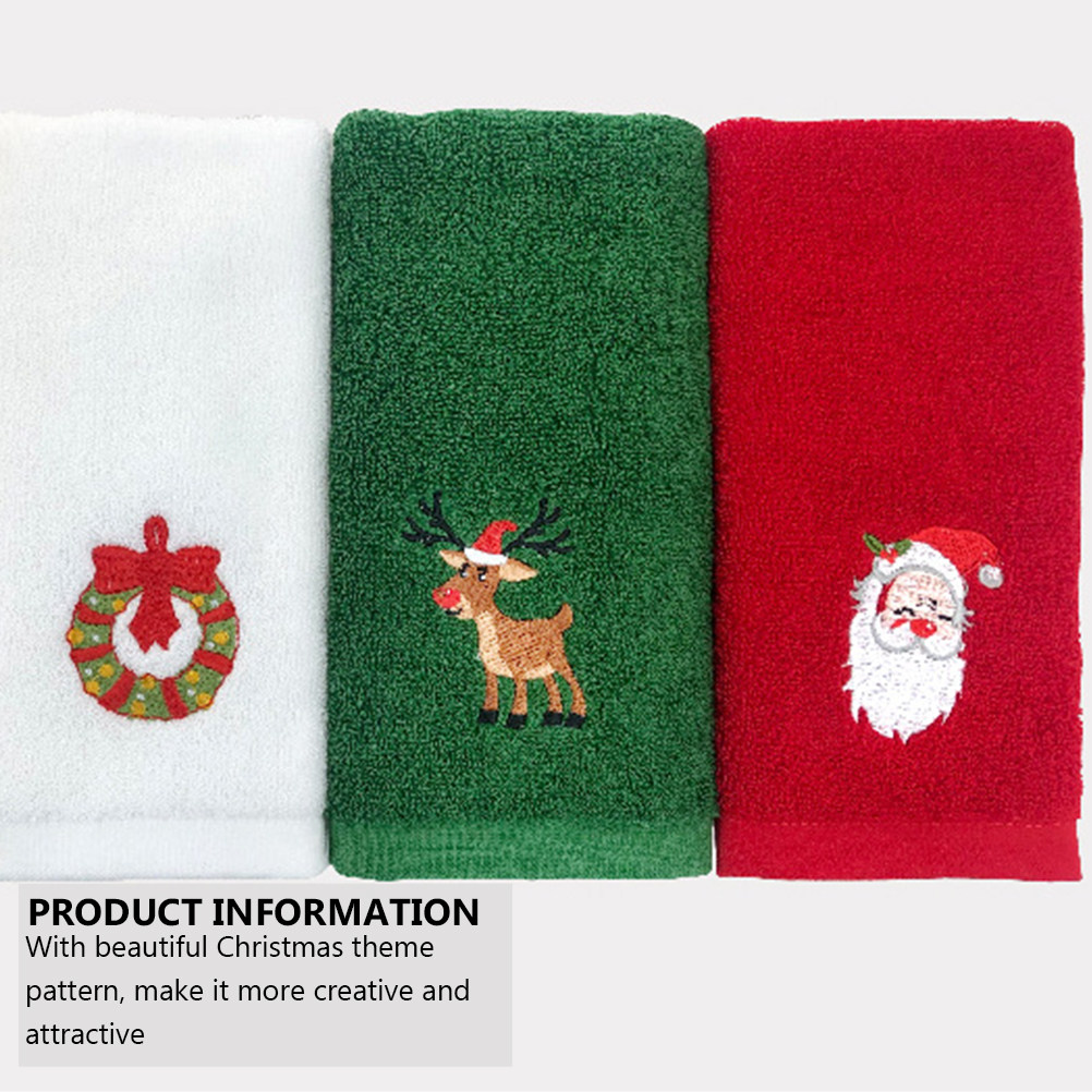2pcs Christmas Cotton Towel Se - Home Textiles Pakistan incelemesi ve fiyatı