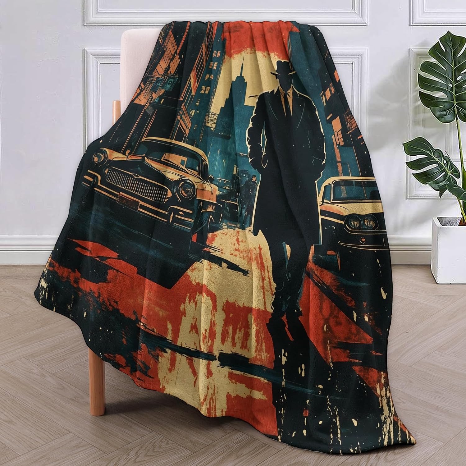 Noir Detective Blanket Gifts f - Home Of Textiles incelemesi ve fiyatı