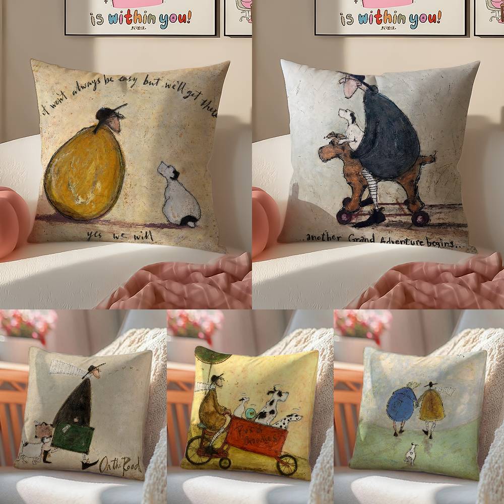 Painting S-Sam Toft Art Pillow - Home Art Textiles incelemesi ve fiyatı