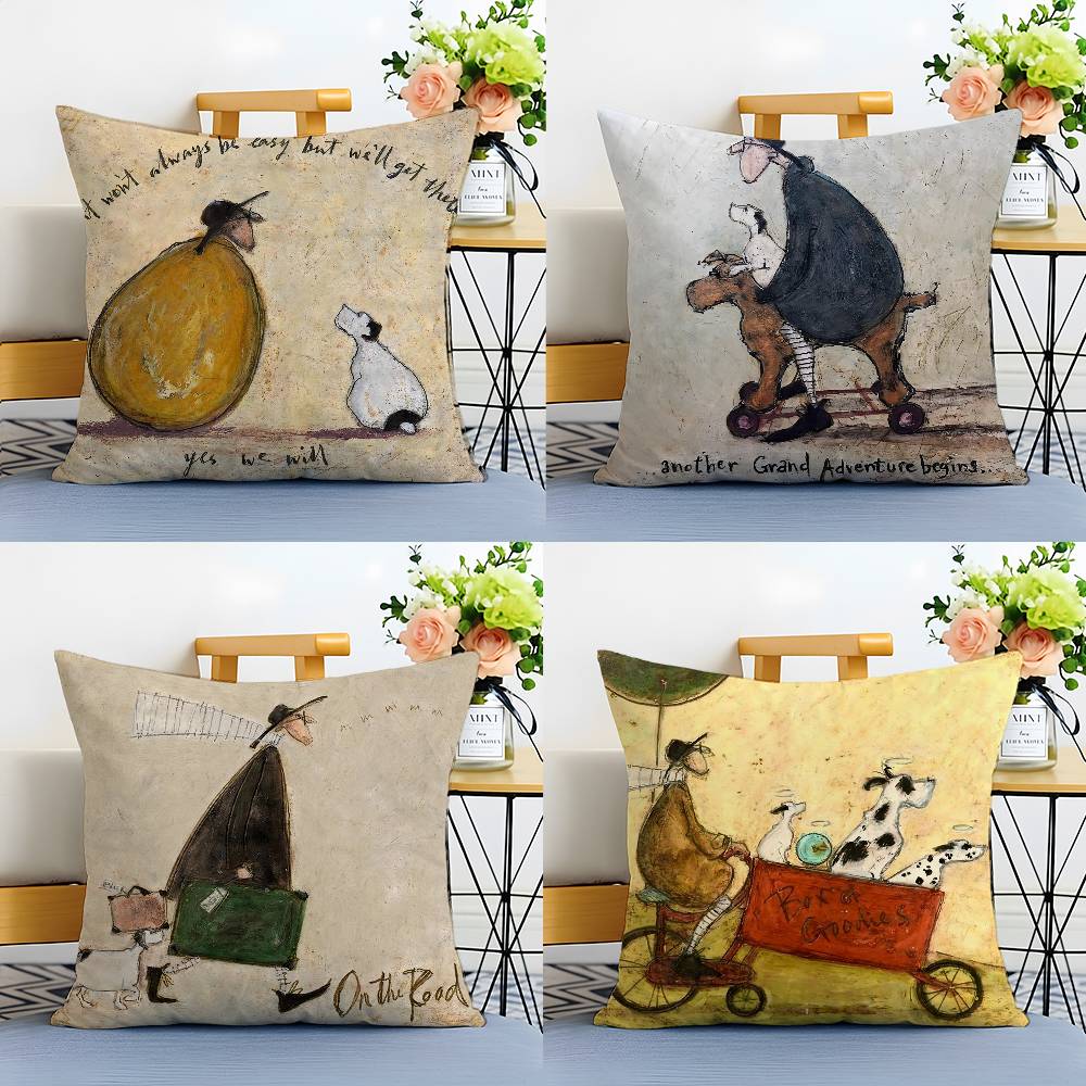Painting S-Sam Toft Art Pillow - Home Art Textiles incelemesi ve fiyatı