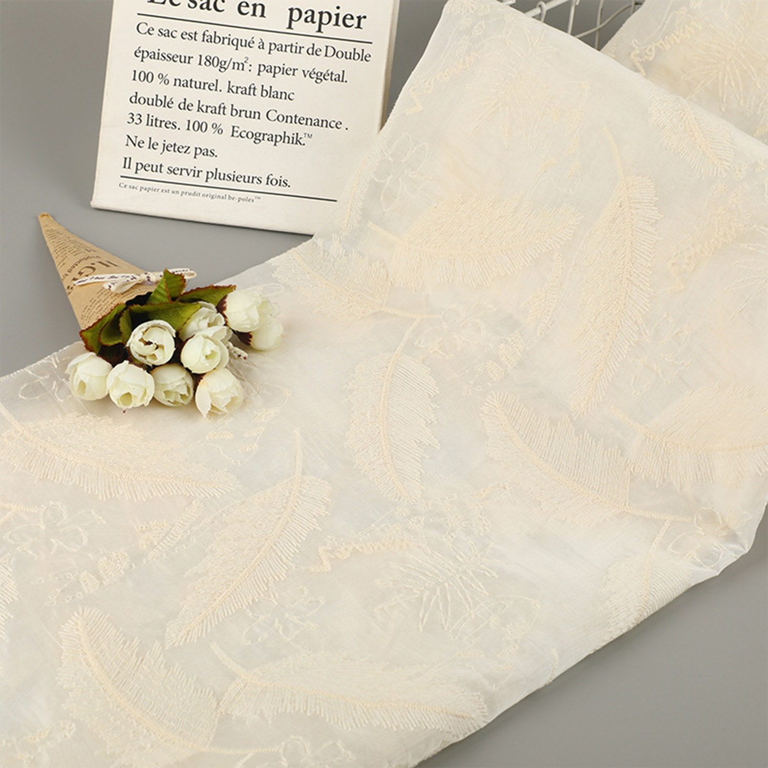 5 Yards Silk Cotton Embroidery - Home Textiles Suppliers incelemesi ve fiyatı