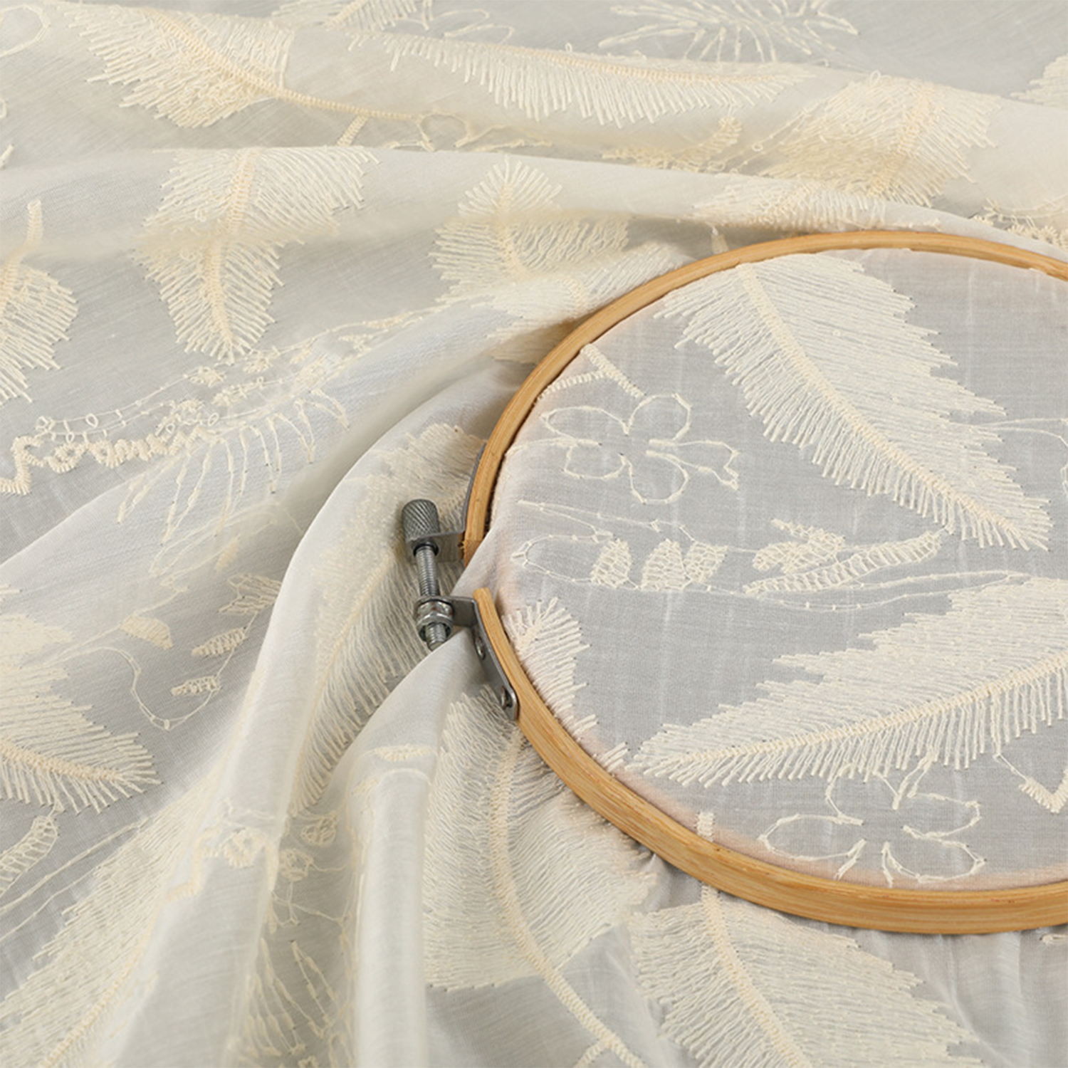 5 Yards Silk Cotton Embroidery - Home Textiles Suppliers incelemesi ve fiyatı