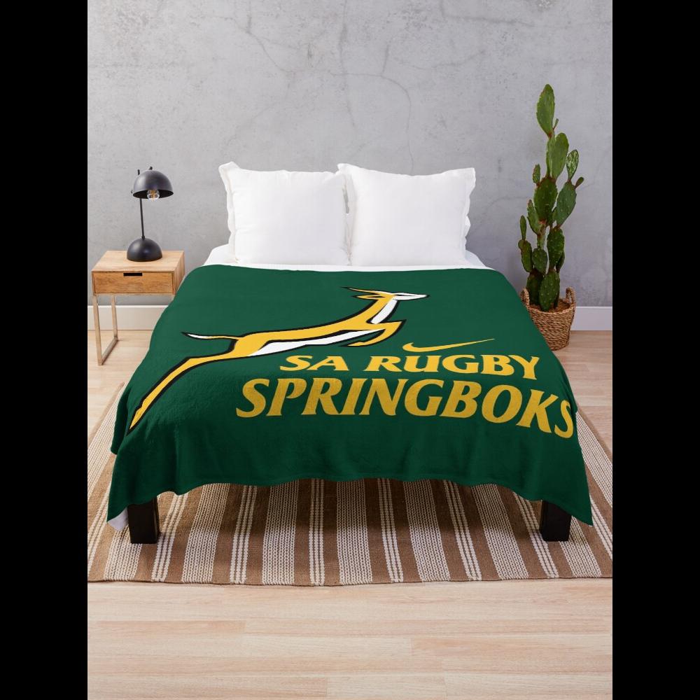 Springbok Rugby Throw Blanket  - Home Textiles Designer incelemesi ve fiyatı