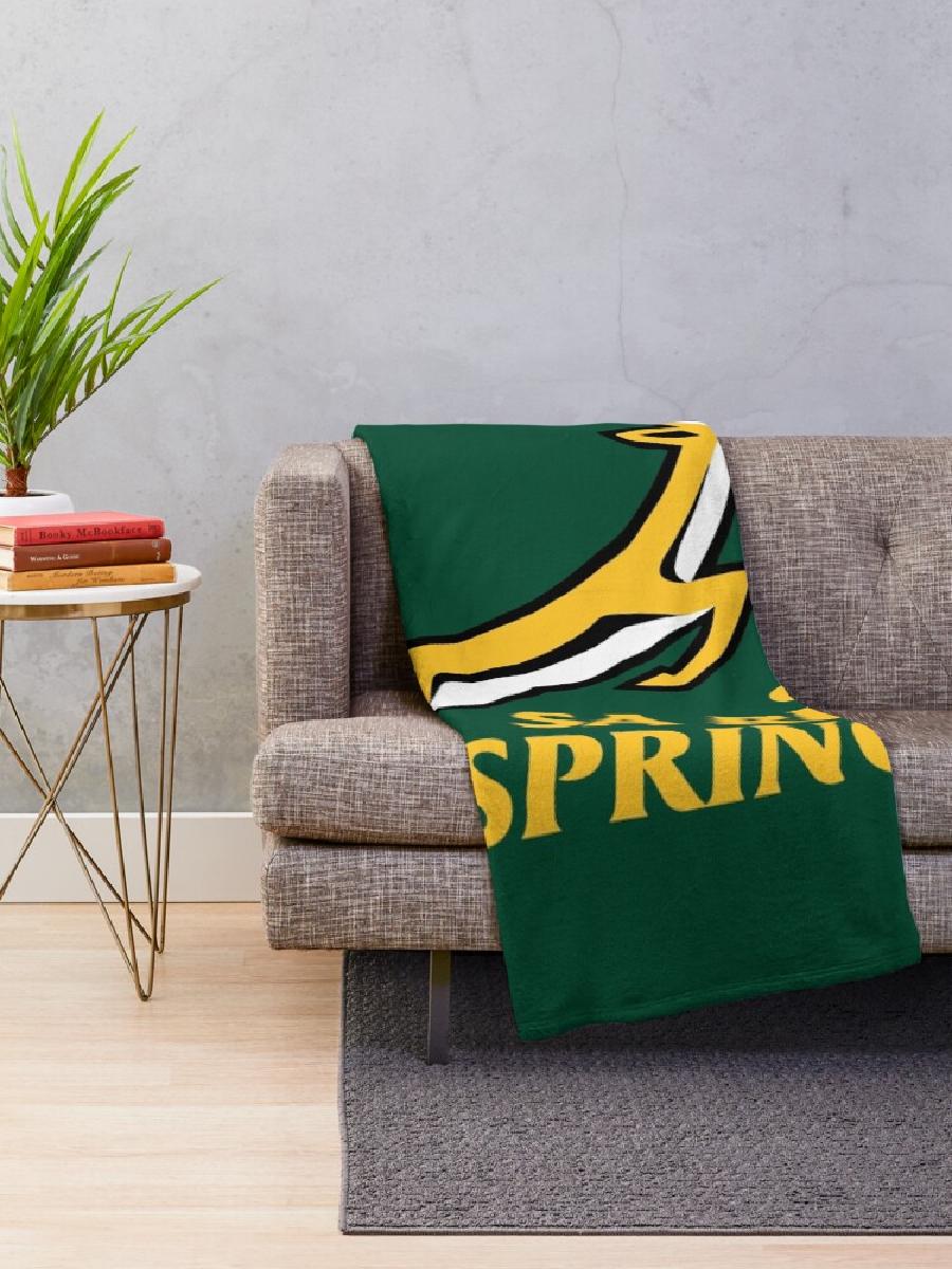 Springbok Rugby Throw Blanket  - Home Textiles Designer incelemesi ve fiyatı