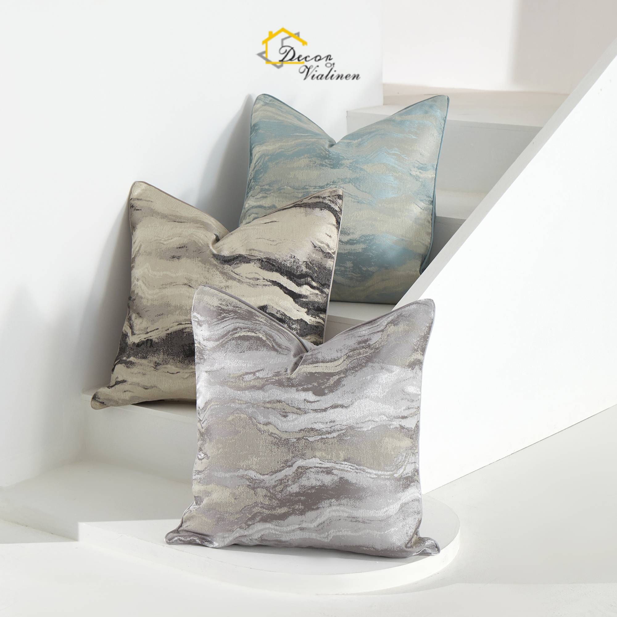1pc Luxury Beige Abstract Pill - Pillow Insert 18X18 incelemesi ve fiyatı