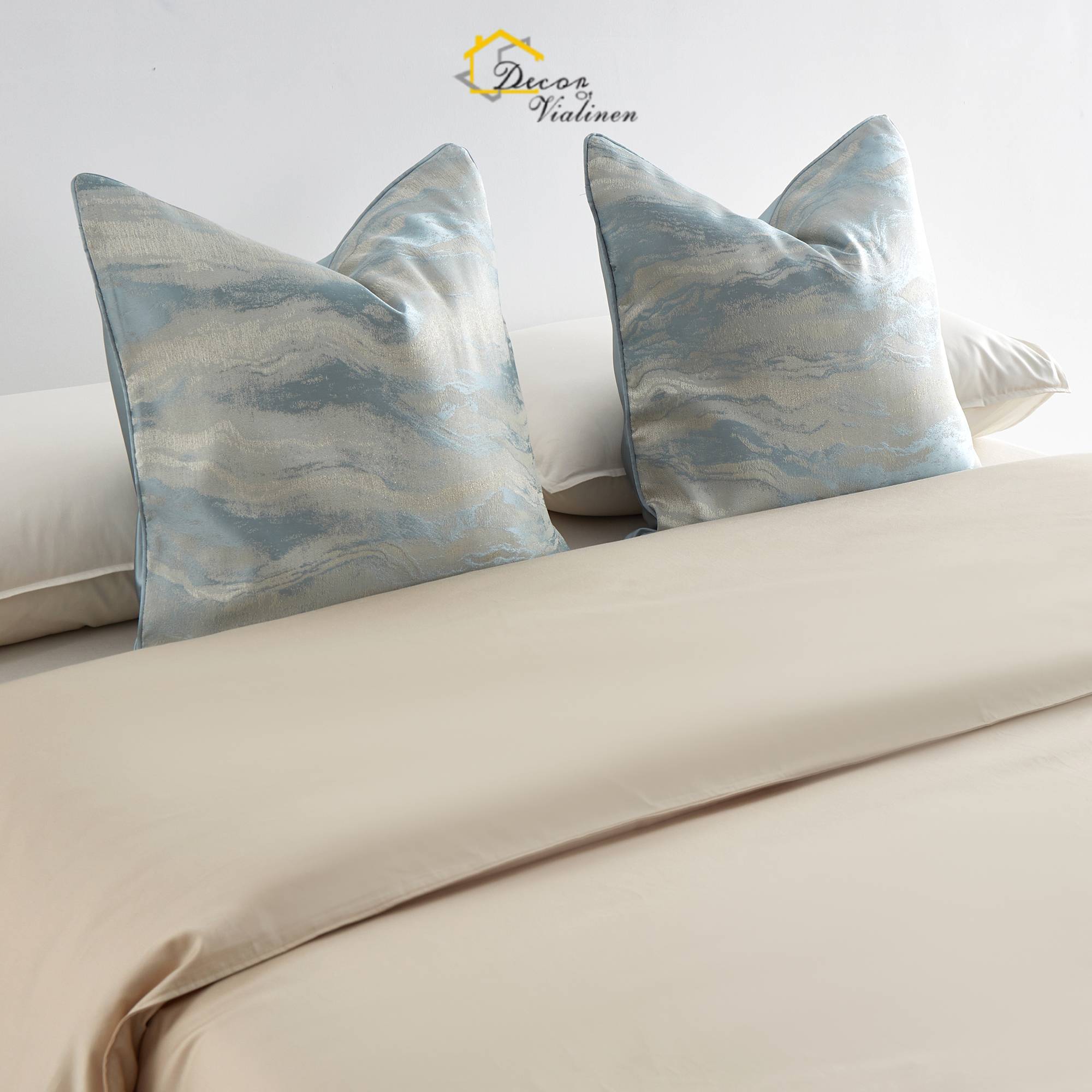 1pc Luxury Beige Abstract Pill - Pillow Insert 18X18 incelemesi ve fiyatı