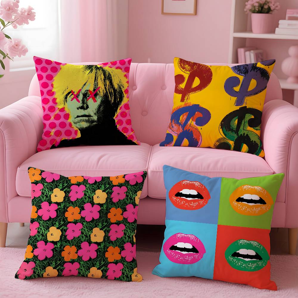 A-Andy W-Warhol Art Pillow Cas - Home Art Textiles incelemesi ve fiyatı