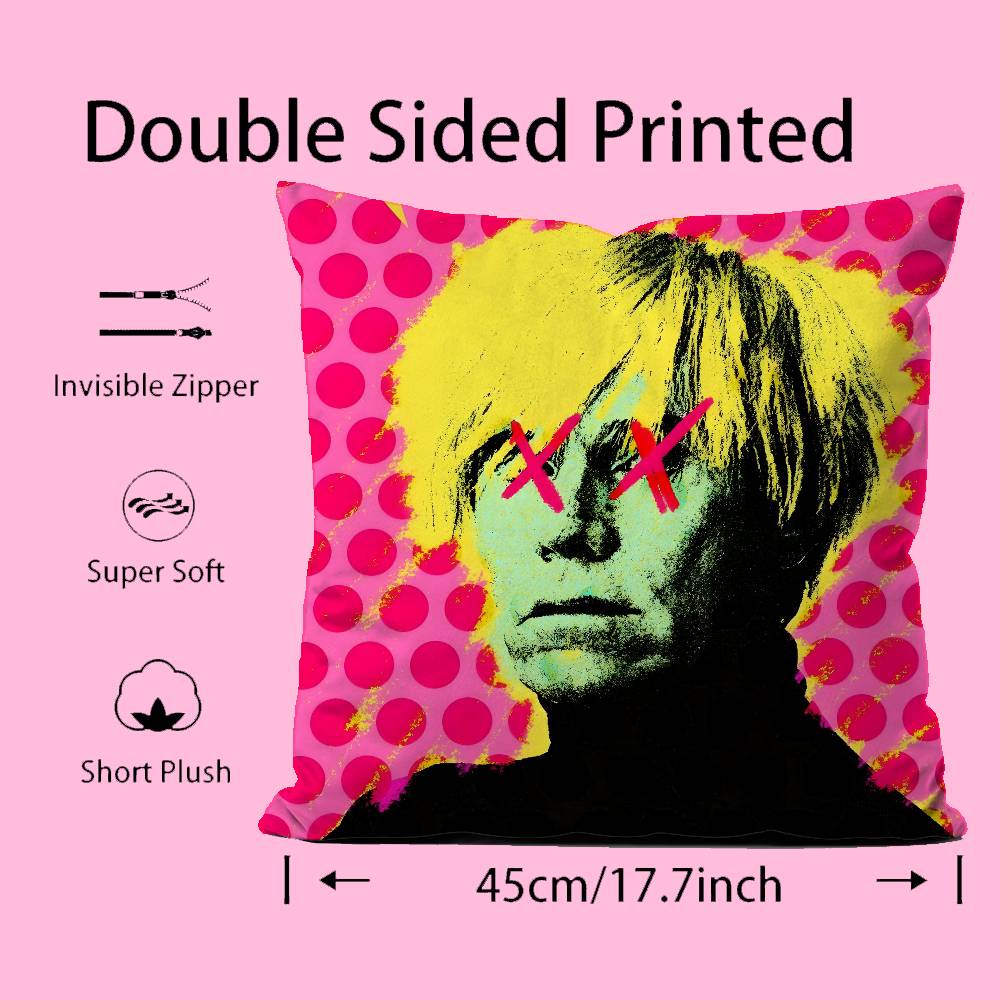 A-Andy W-Warhol Art Pillow Cas - Home Art Textiles incelemesi ve fiyatı