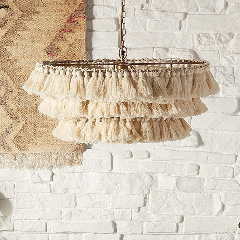 Modern Cotton Tassel Bohemian  - Home Art Textiles incelemesi ve fiyatı